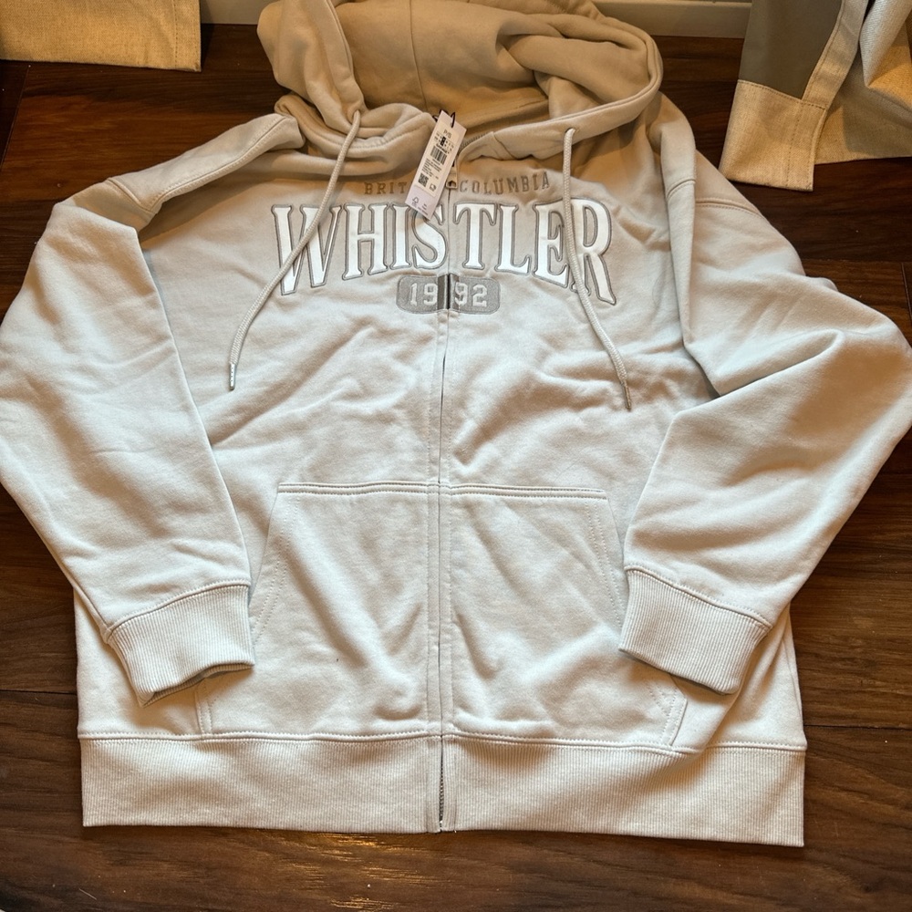 Garage Zip-Up Hoodie - Light Gray